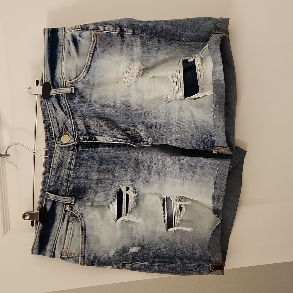 Denim shorts